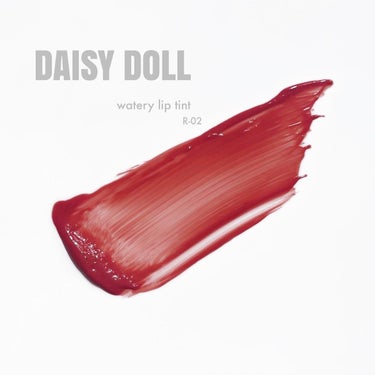 ウォータリー リップ ティント/DAISY DOLL by MARY QUANT/口紅を使ったクチコミ（2枚目）