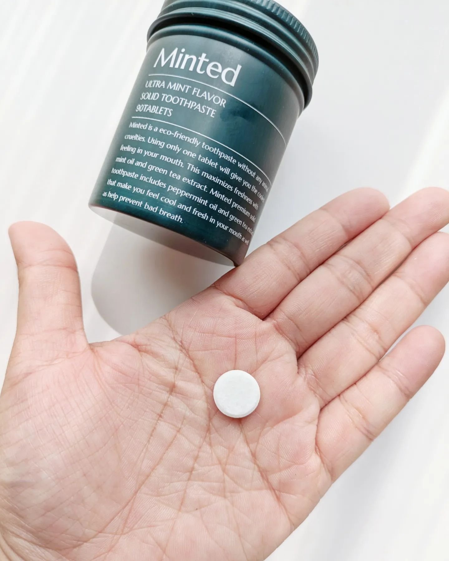 ミンテッド 固形歯磨き粉 /Minted/歯磨き粉を使ったクチコミ（3枚目）
