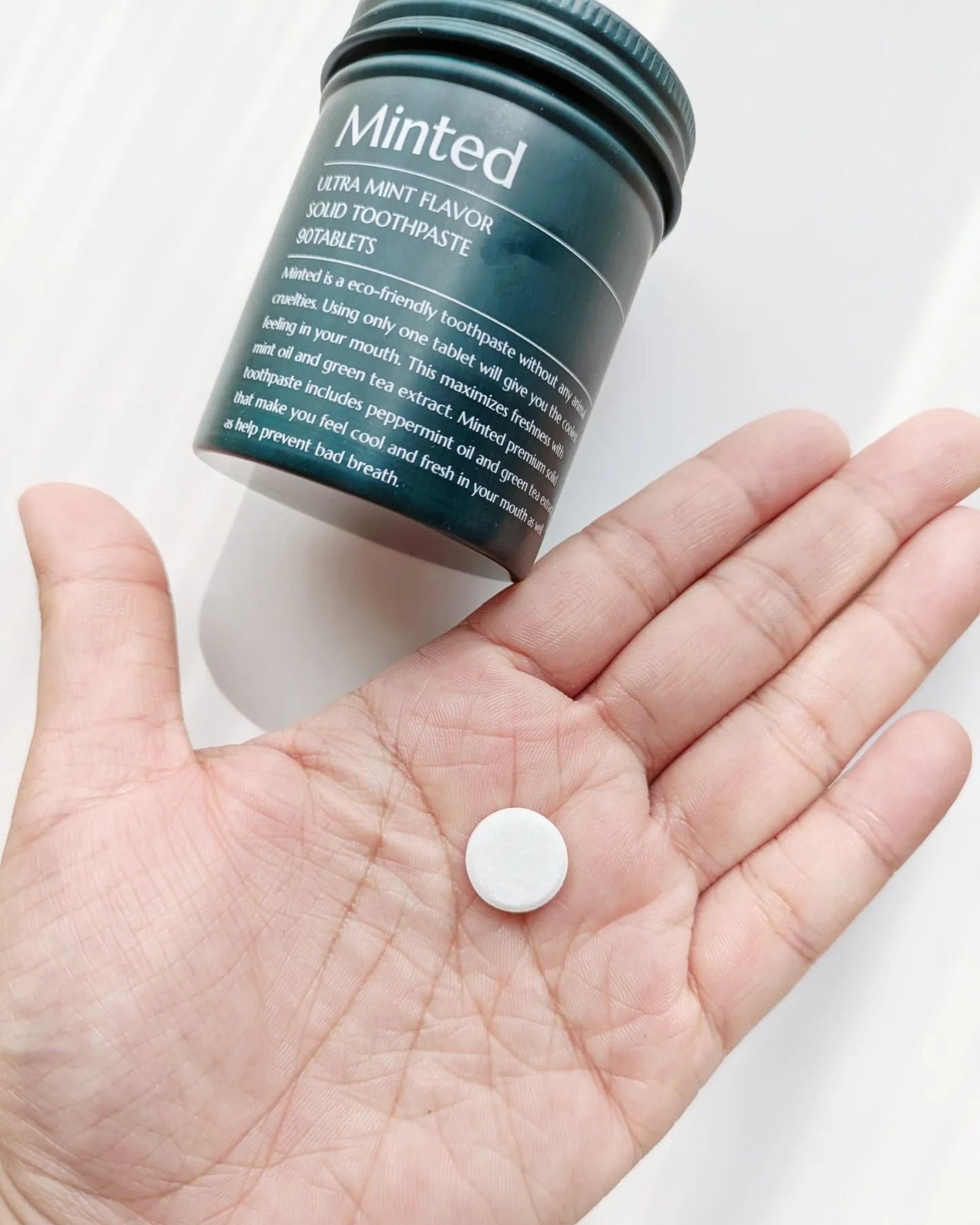 ミンテッド 固形歯磨き粉 /Minted/歯磨き粉を使ったクチコミ(3枚目)