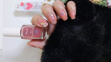 ネイルファンデーション PK03 ブライダルピンク/パラドゥ/マニキュアを使ったクチコミ(2枚目)