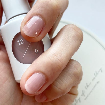 カラーベースコート ゼロ/uka/オールインワンネイルを使ったクチコミ(3枚目)