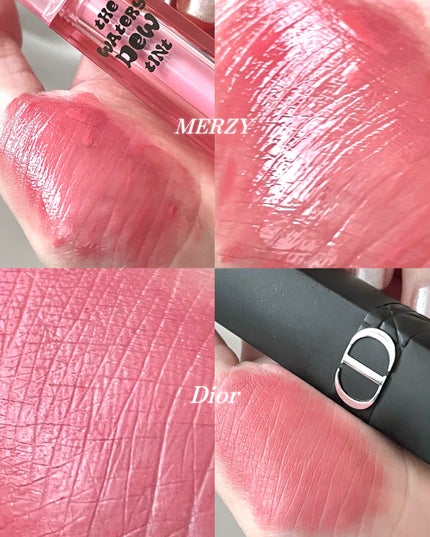 ザ ウォータリーデューティント/MERZY/リップティントを使ったクチコミ(3枚目)