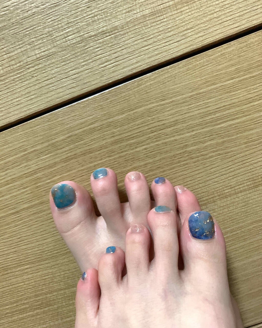 ネイルシール/Qoo10/ネイルシールを使ったクチコミ(2枚目)