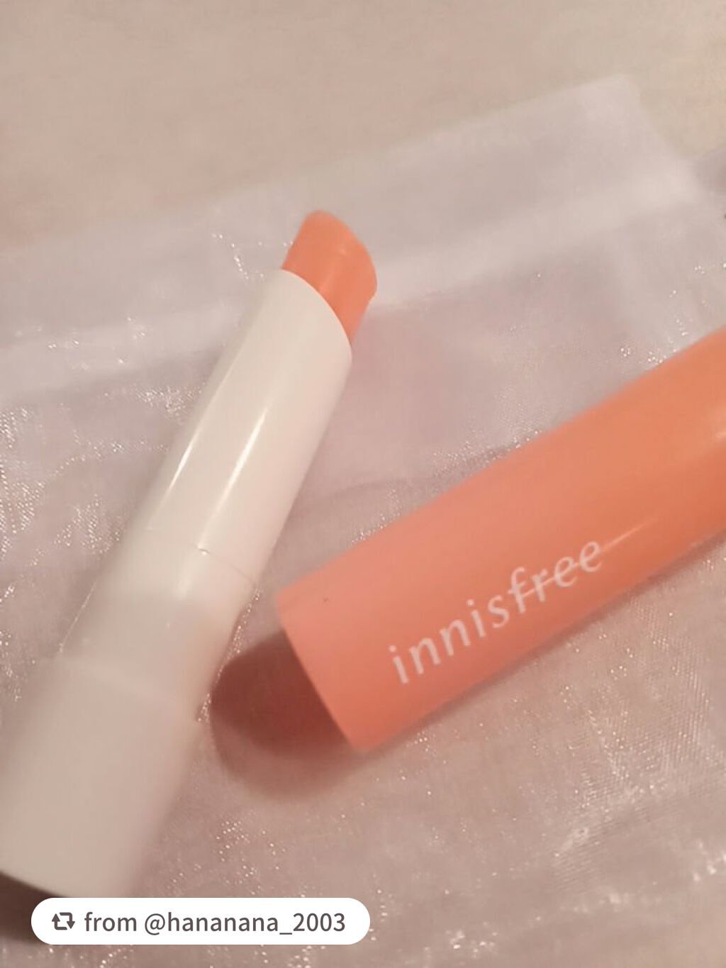 グロウティント リップバーム/innisfree/口紅を使ったクチコミ(3枚目)