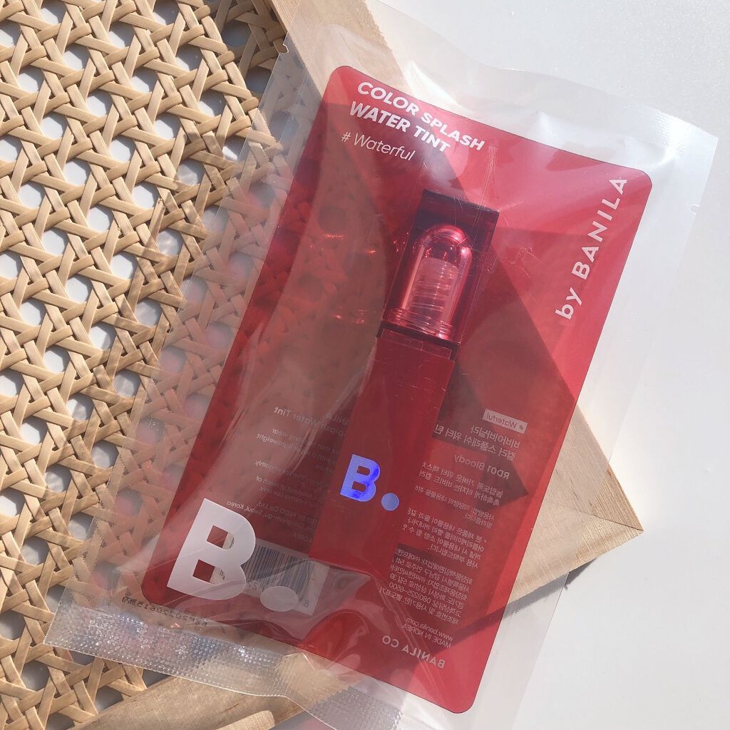 カラースプラッシュウォーターティント/B. by BANILA/リップティントを使ったクチコミ(2枚目)