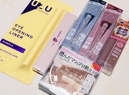 サラダdeフルーツカラーリキッドアイライナーWP 08ラズベリー/FLORTTE/リキッドアイライナーを使ったクチコミ(1枚目)