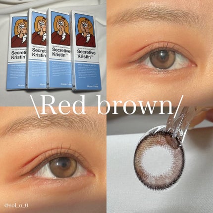 Secretive Kristen/Hapa kristin/カラーコンタクトレンズを使ったクチコミ(1枚目)