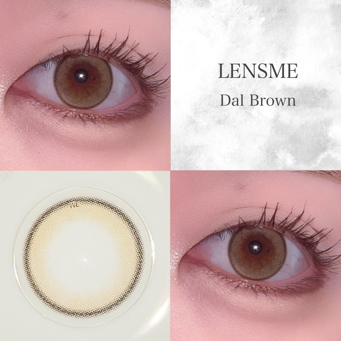 ダルブラウン/LENSME/カラーコンタクトレンズを使ったクチコミ(1枚目)