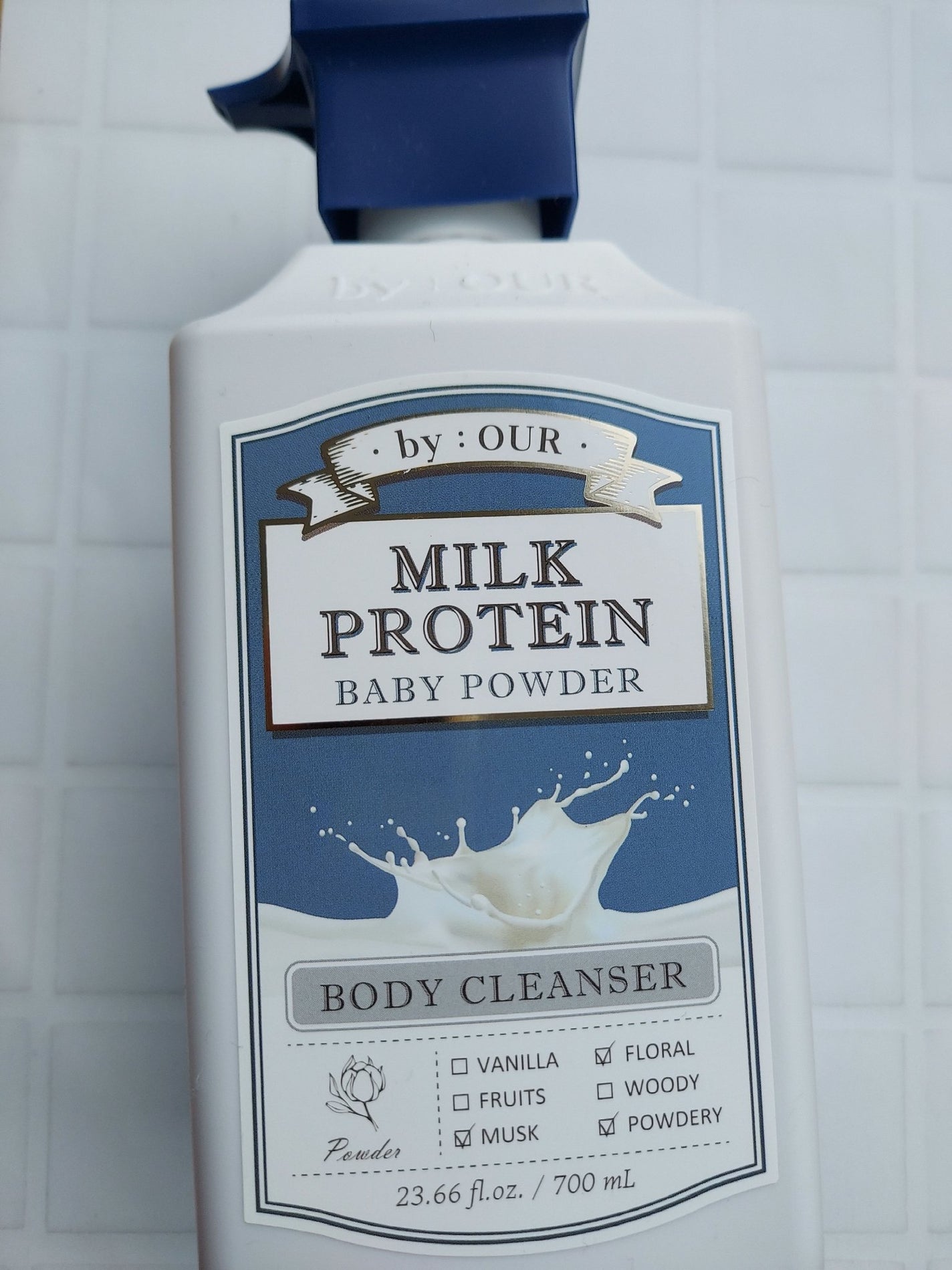 ミルクプロテイン ボディクレンザー ベビーパウダー/by : OUR/ボディソープを使ったクチコミ(1枚目)