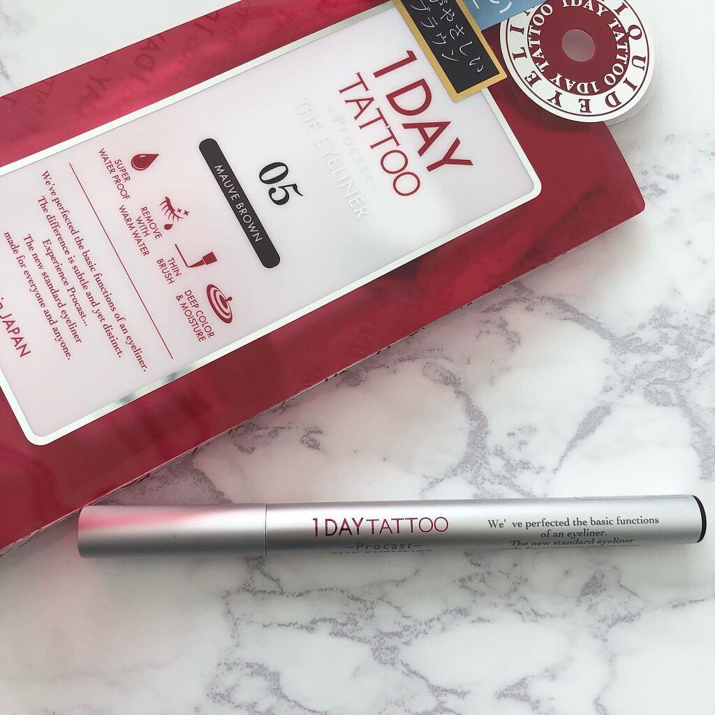 1DAY TATTOO プロキャスト ザ・アイライナー/K-パレット/リキッドアイライナーを使ったクチコミ(2枚目)