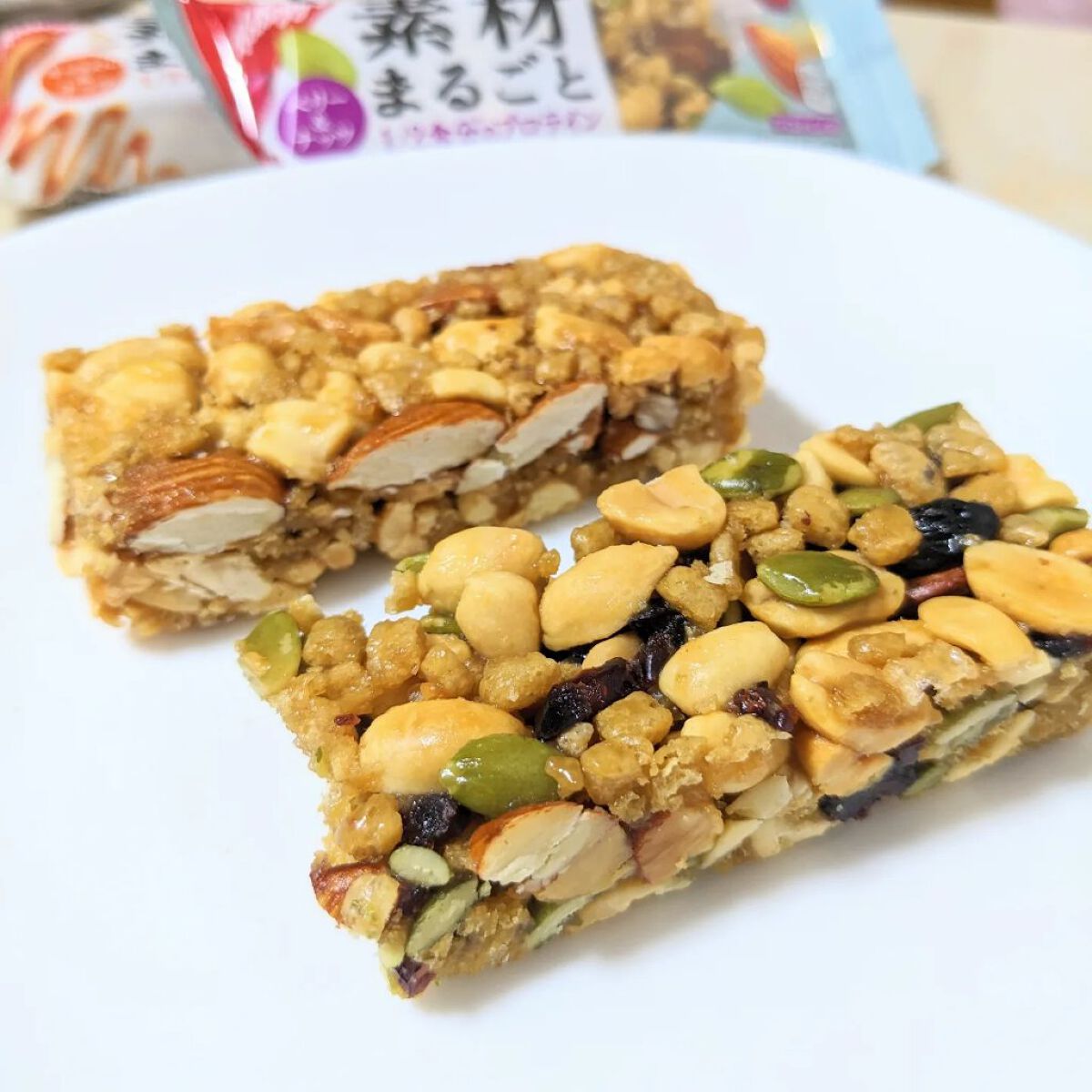 SOY PROTEIN GRANOLA BAR/ケロッグ/ソイプロテインを使ったクチコミ（3枚目）