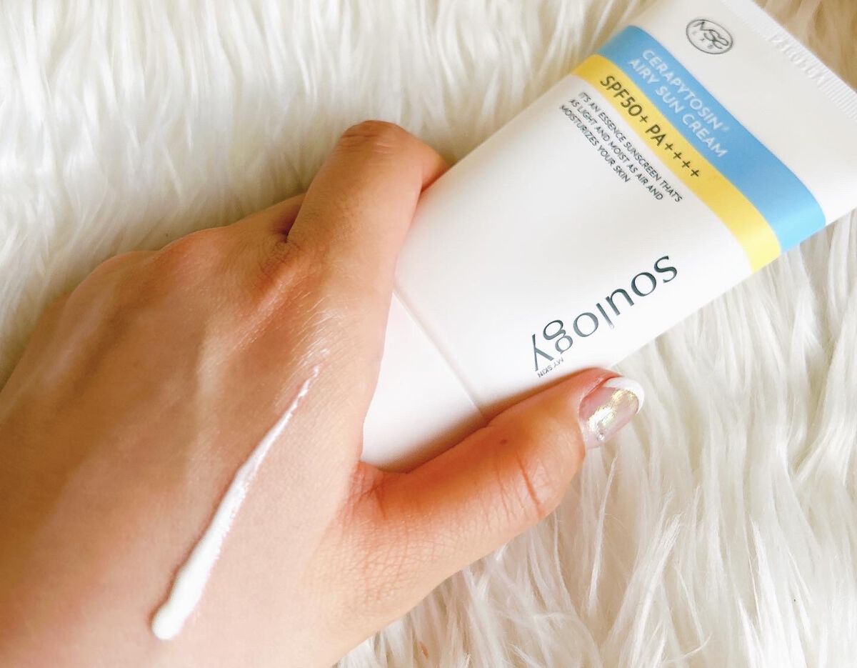 セラフィトシンエアリー日焼け止め/MY SKIN SOULOGY/日焼け止めクリームを使ったクチコミ（3枚目）