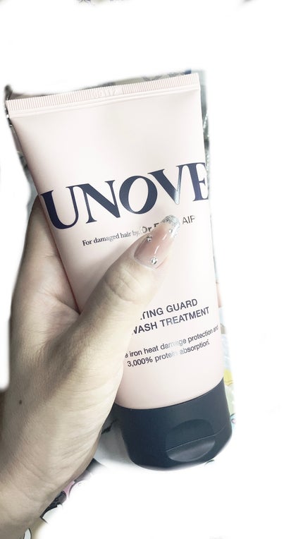 アノブ ヒーティングガードノーウォッシュトリートメント/UNOVE/ヘアトリートメントを使ったクチコミ(1枚目)