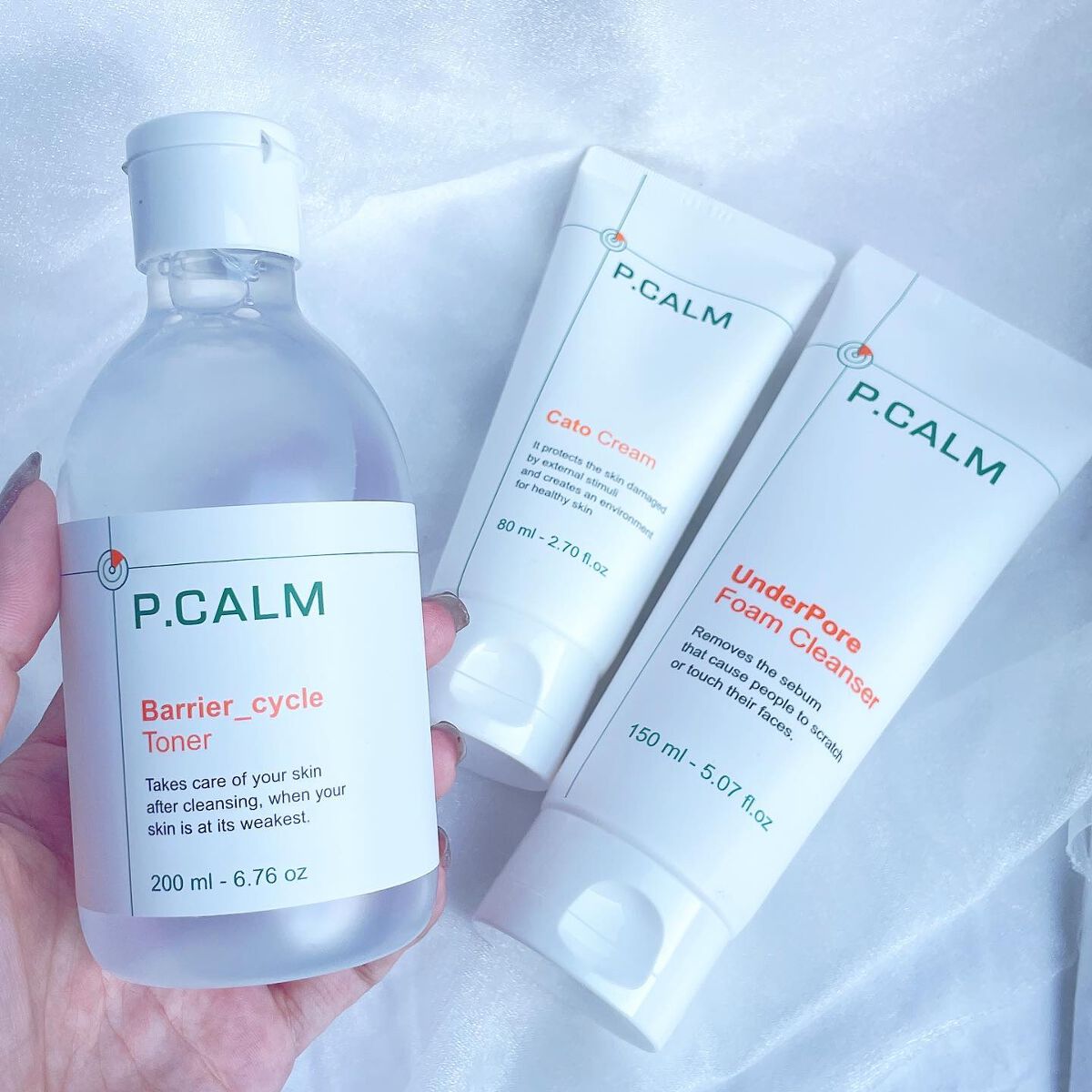 カトクリーム/P.CALM/フェイスクリームを使ったクチコミ（2枚目）