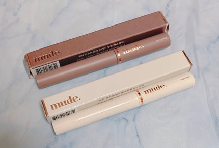 スキニーマスカラ/mude/マスカラを使ったクチコミ(2枚目)