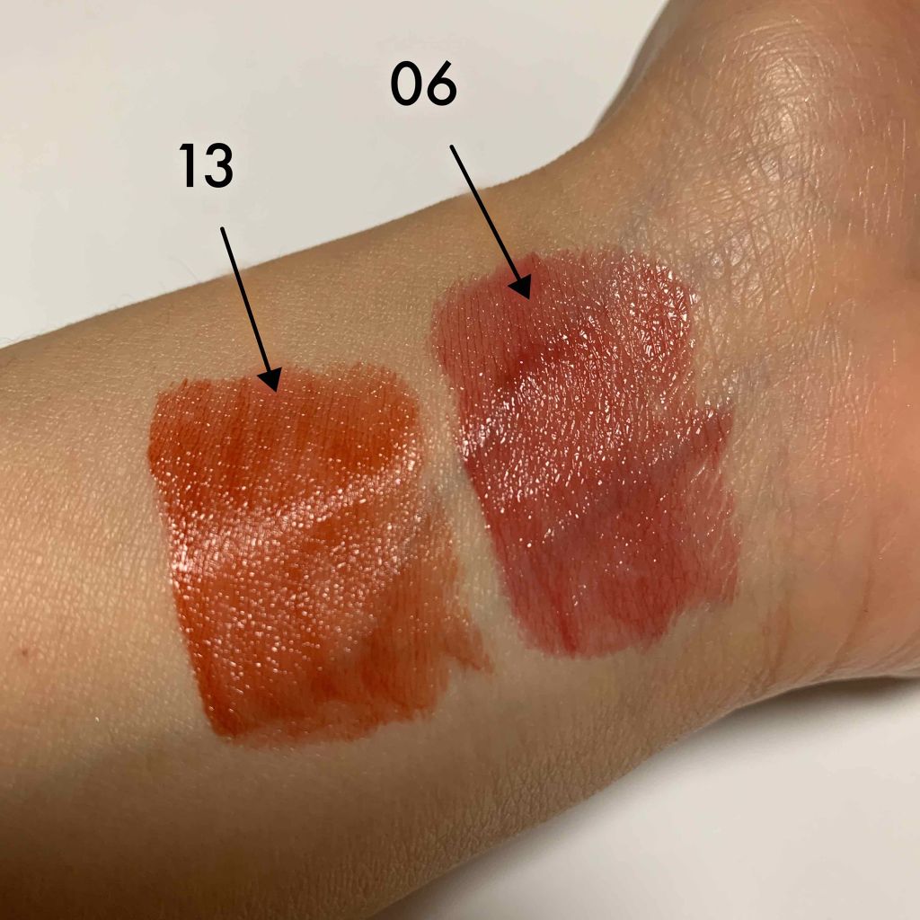 ジューシーラスティングティント/rom&nd/リップティントを使ったクチコミ（2枚目）