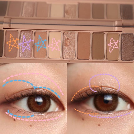 プレイカラー アイシャドウ/ETUDE/アイシャドウパレットを使ったクチコミ(2枚目)