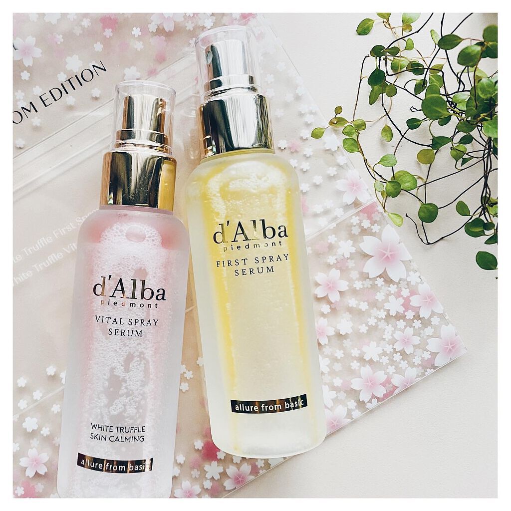ダルバ ホワイトトリュフバイタルスプレーセラム/ダルバ/ミスト状化粧水を使ったクチコミ（1枚目）