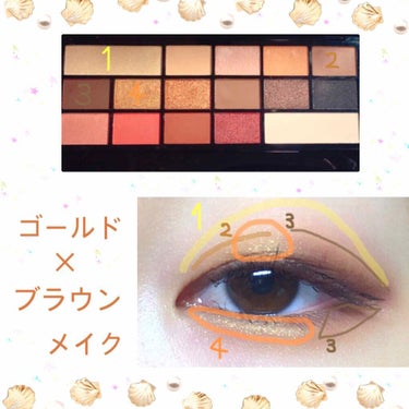 アイラブチョコレート/MAKEUP REVOLUTION/アイシャドウパレットを使ったクチコミ（2枚目）