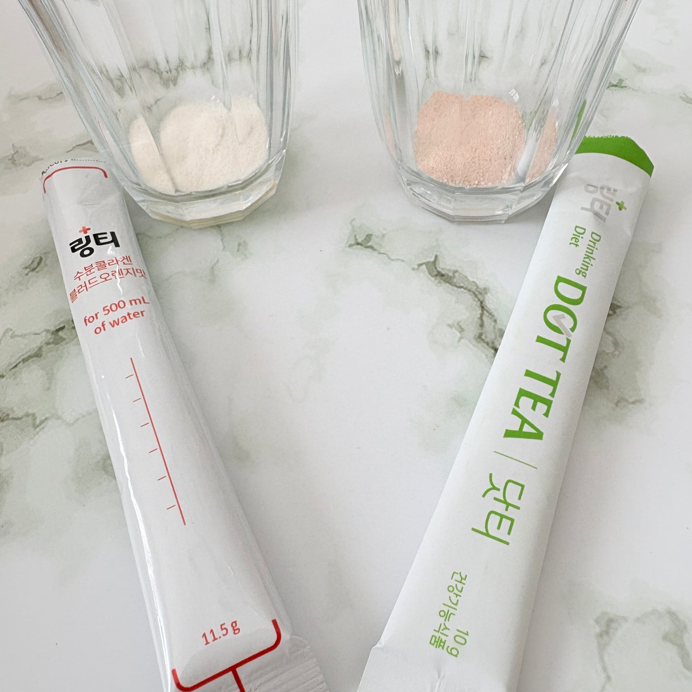 LINGTEA うるおい水分コラーゲン ブラッドオレンジ味/LINGTEA/美容サプリメントを使ったクチコミ(2枚目)