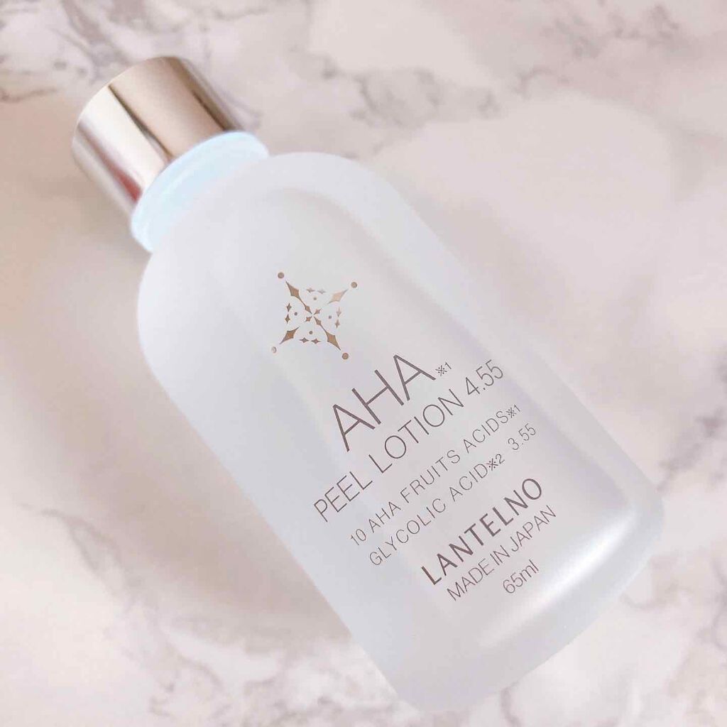 AHA4.55%配合AHAピールローション/LANTELNO/化粧水を使ったクチコミ(4枚目)