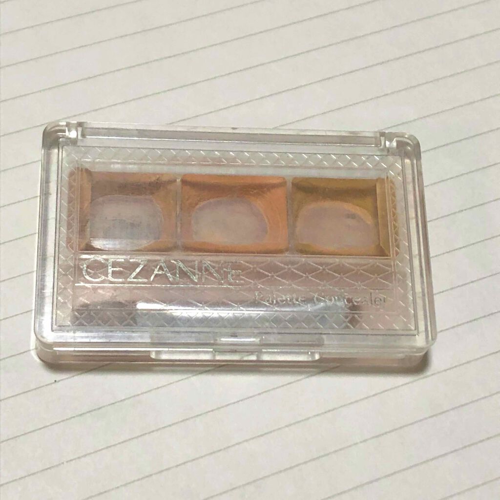 パレットコンシーラー/CEZANNE/パレットコンシーラーを使ったクチコミ（1枚目）