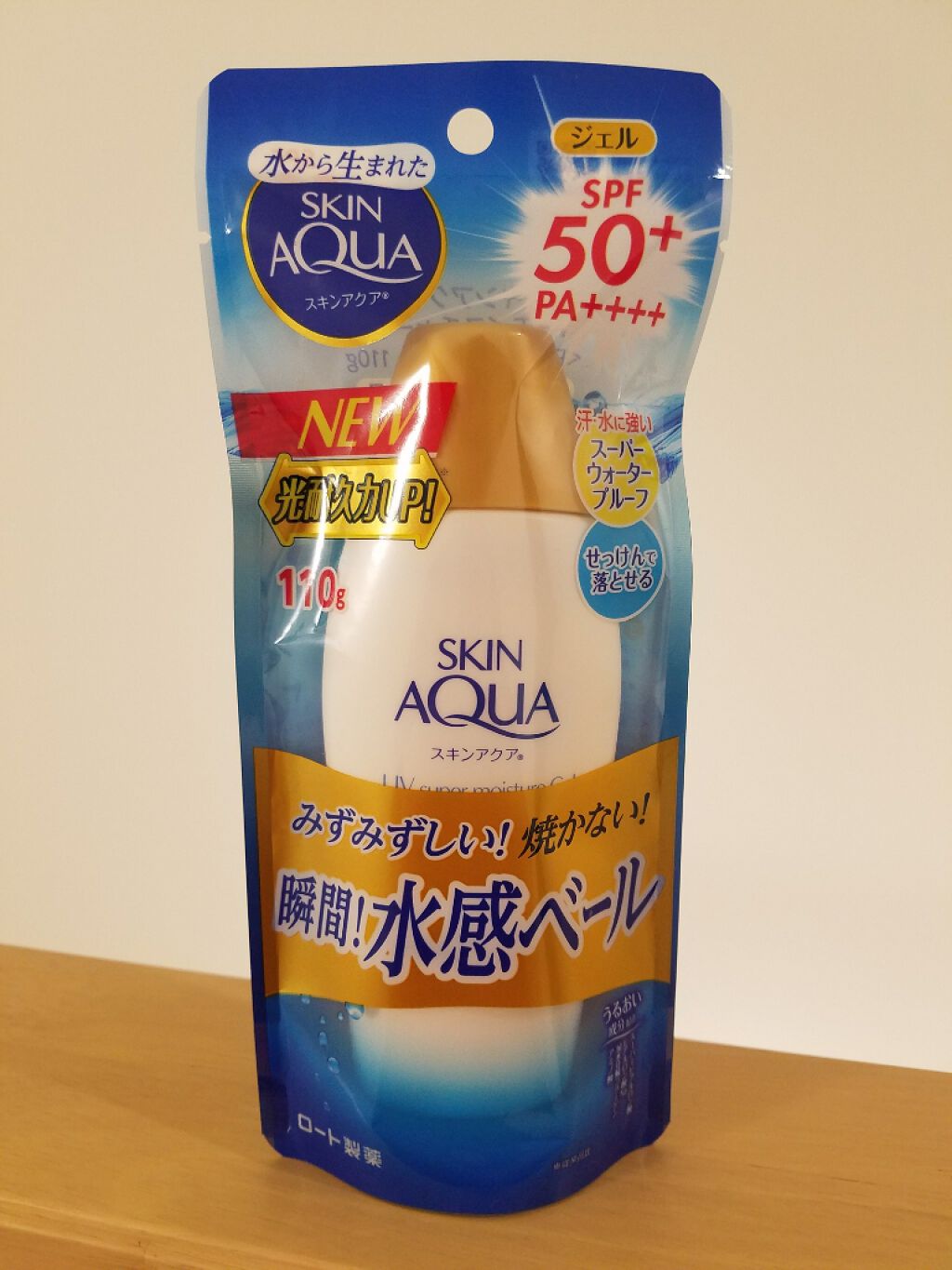 スキンアクア スーパーモイスチャージェル/スキンアクア/日焼け止めジェルを使ったクチコミ(1枚目)