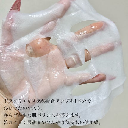 弱酸性pHシートマスク ドクダミフィット/Abib /シートマスク・パックを使ったクチコミ(2枚目)