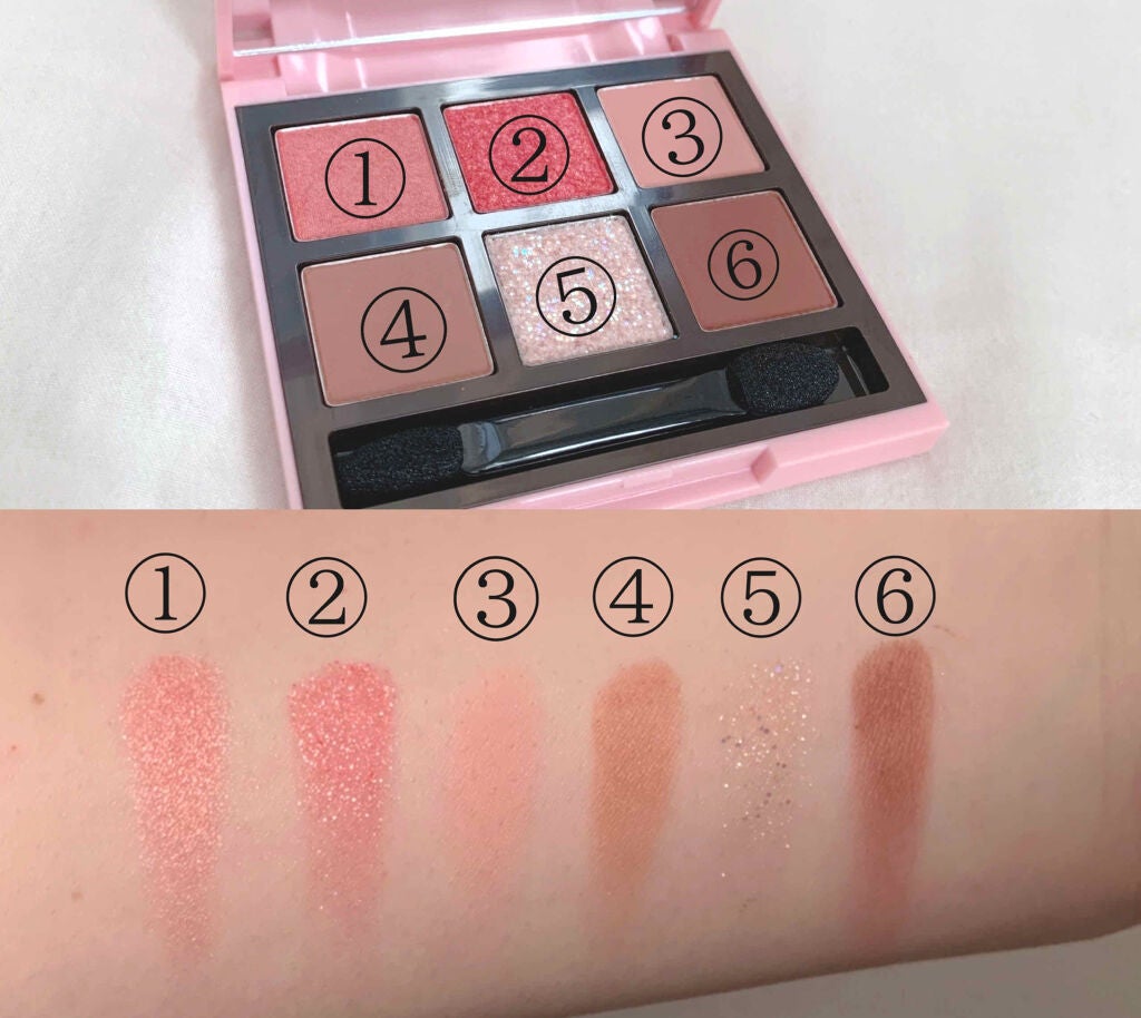 ハート プレイカラーアイズ/ETUDE/アイシャドウパレットを使ったクチコミ(2枚目)