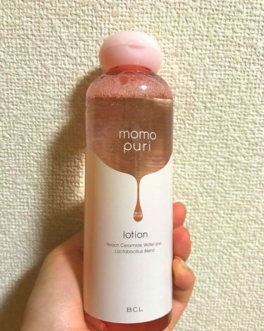 のあにゃんが紹介していた
化粧水 momo puri🍑を買っちゃいました〜💕
めっちゃ気になっていてLOFT見つけて即買い！
パッケージも🙆‍♀️なんと香りも🍑で🙆‍♀️
つけた感じもベタつくことなくし