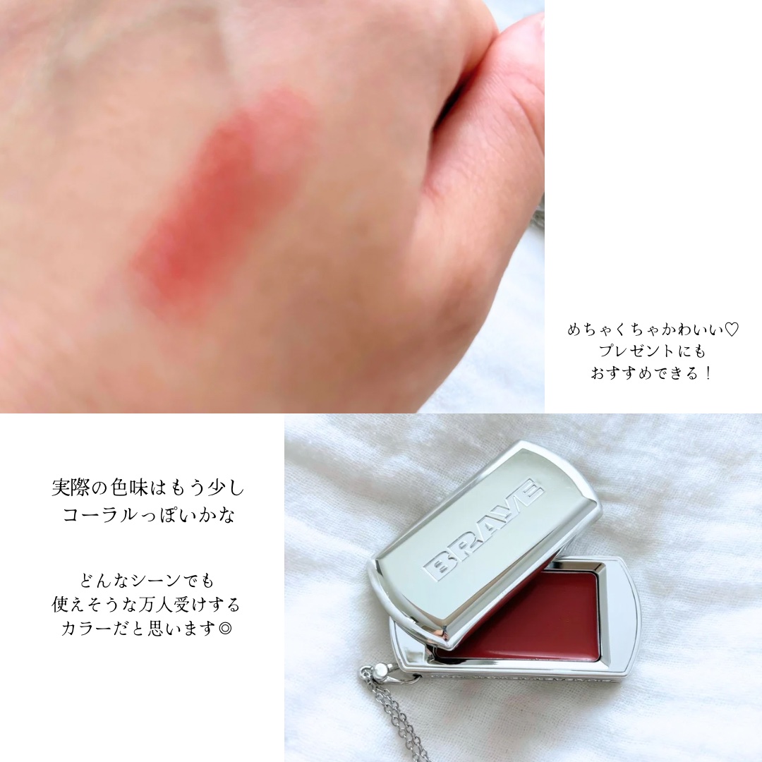 BRAYE LIPSLEEK 03ボシュ/BRAYE/口紅を使ったクチコミ（3枚目）