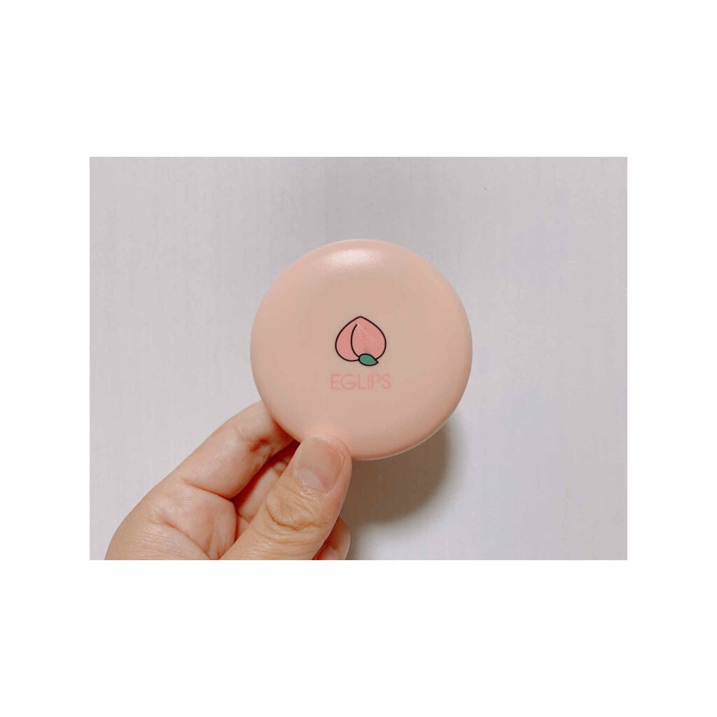 ブラーパウダーパクト ピーチエディション/EGLIPS/プレストパウダーを使ったクチコミ(1枚目)