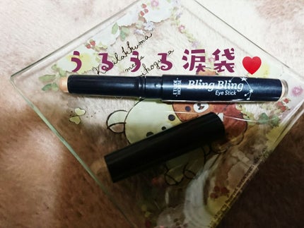 キラキラ アイシャドウ/ETUDE/スティックアイシャドウを使ったクチコミ(1枚目)