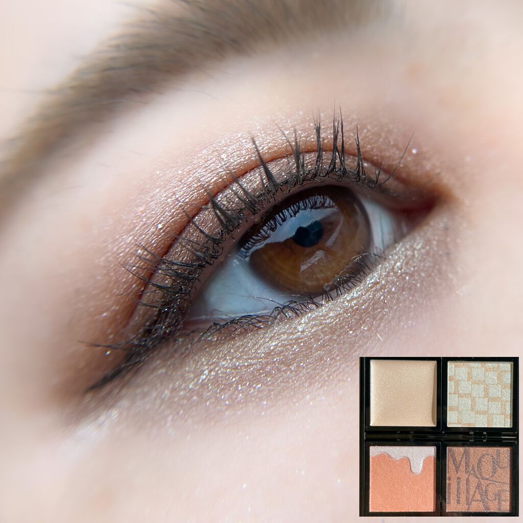 ドラマティックアイカラー (パウダー)/(クリーム)/マキアージュ/アイシャドウパレットを使ったクチコミ(5枚目)