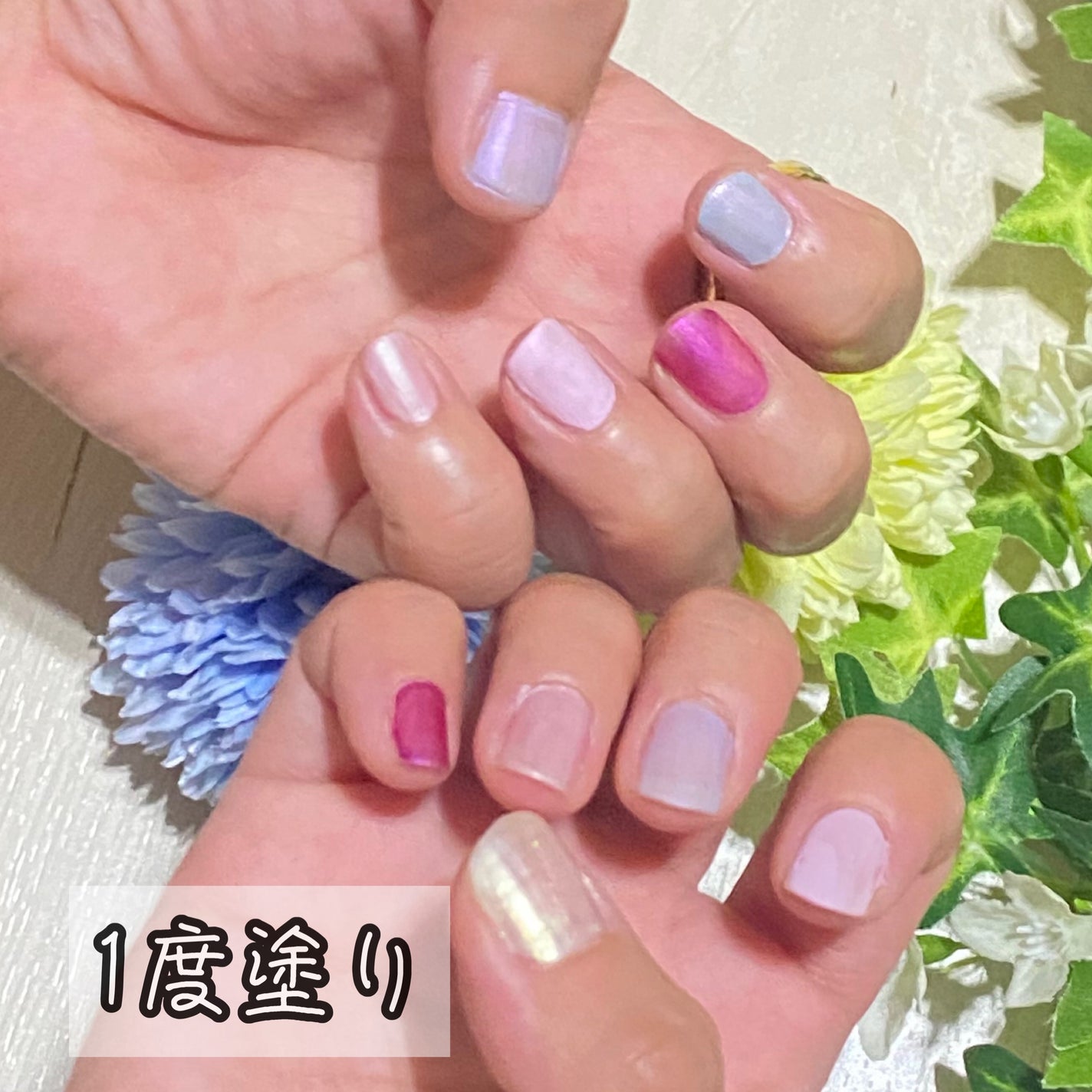 インスタドライ ネイルカラー リュクスフィニッシュ/サリーハンセン/オールインワンネイルを使ったクチコミ(3枚目)