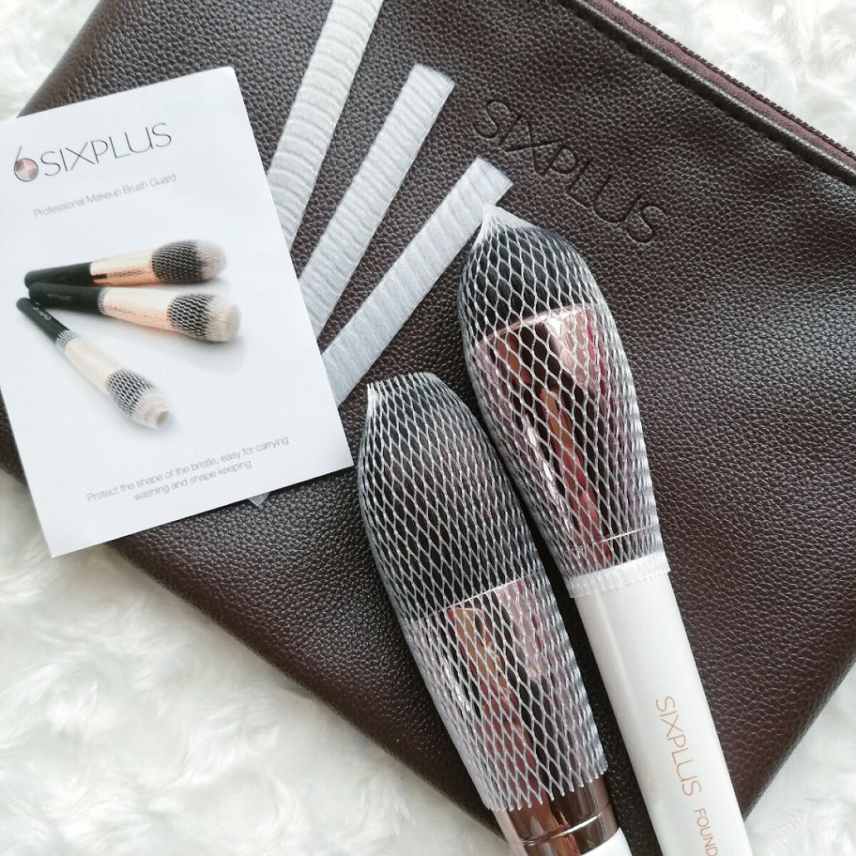 SIXPLUS エレガンスシリーズ ホワイトパール メイクブラシ11本セット/SIXPLUS/メイクブラシを使ったクチコミ(8枚目)