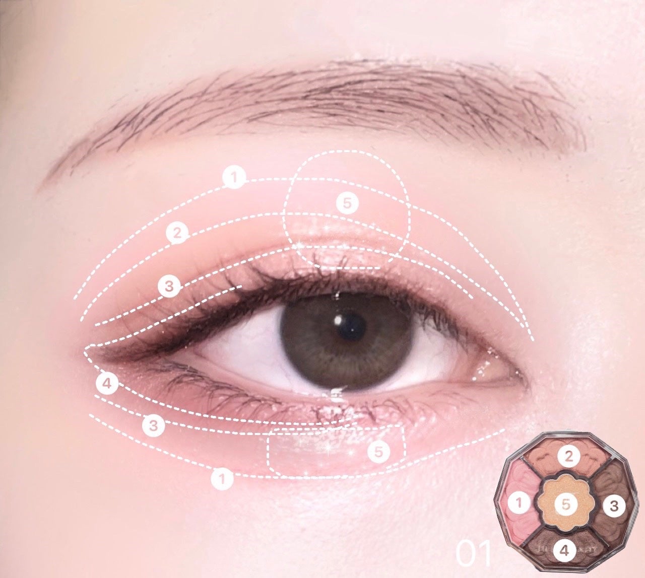 ジルスチュアート ブルームクチュール アイズ ジュエルドブーケ/JILL STUART/アイシャドウパレットを使ったクチコミ(3枚目)