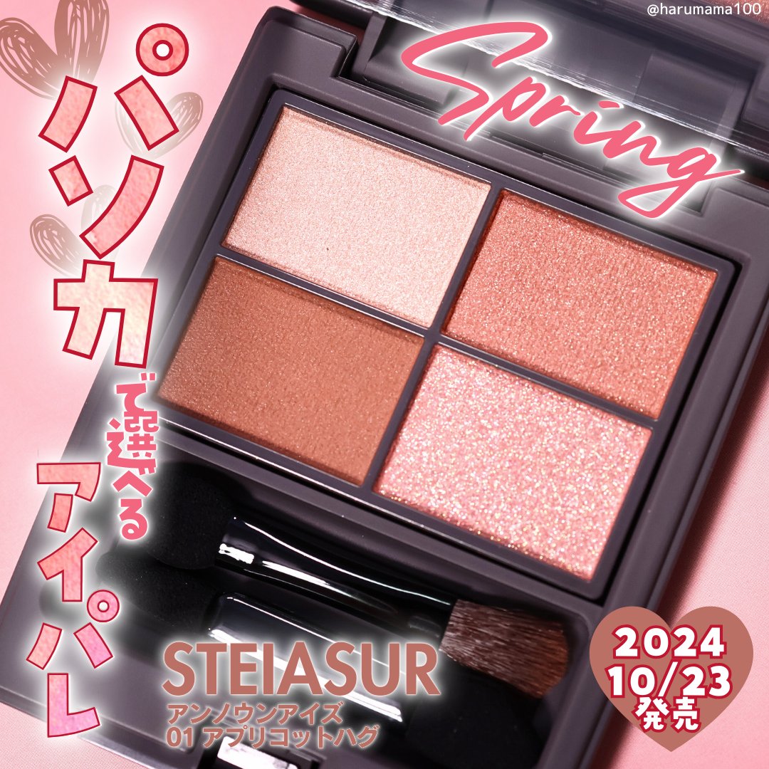 アンノウンアイズ/STEIASUR（ステイアシュール）/アイシャドウパレットを使ったクチコミ（1枚目）