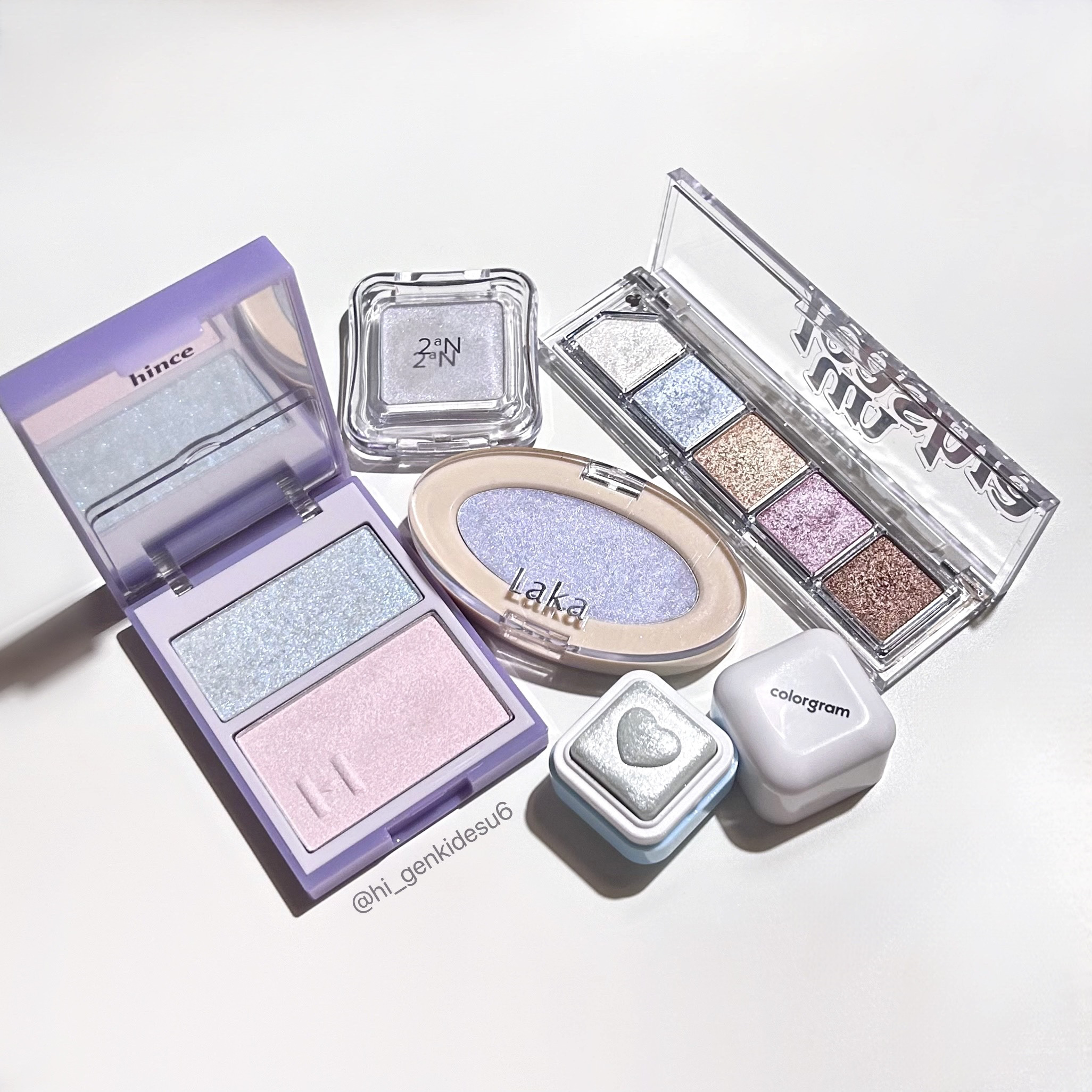 ミルクブリンハートライター/Colorgram/パウダーハイライトを使ったクチコミ（1枚目）