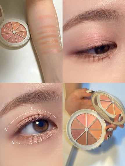 ミドルトーンアイシャドウコレクターパレット/Laka/アイシャドウパレットを使ったクチコミ(6枚目)