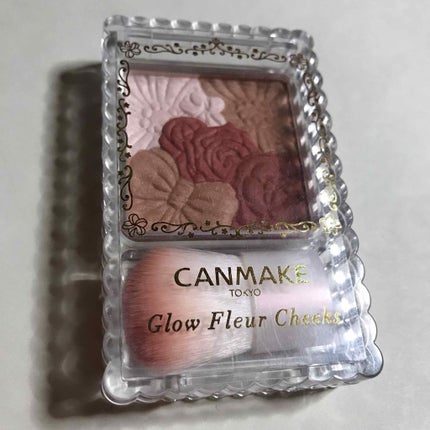 グロウフルールチークス/キャンメイク/パウダーチークを使ったクチコミ(1枚目)