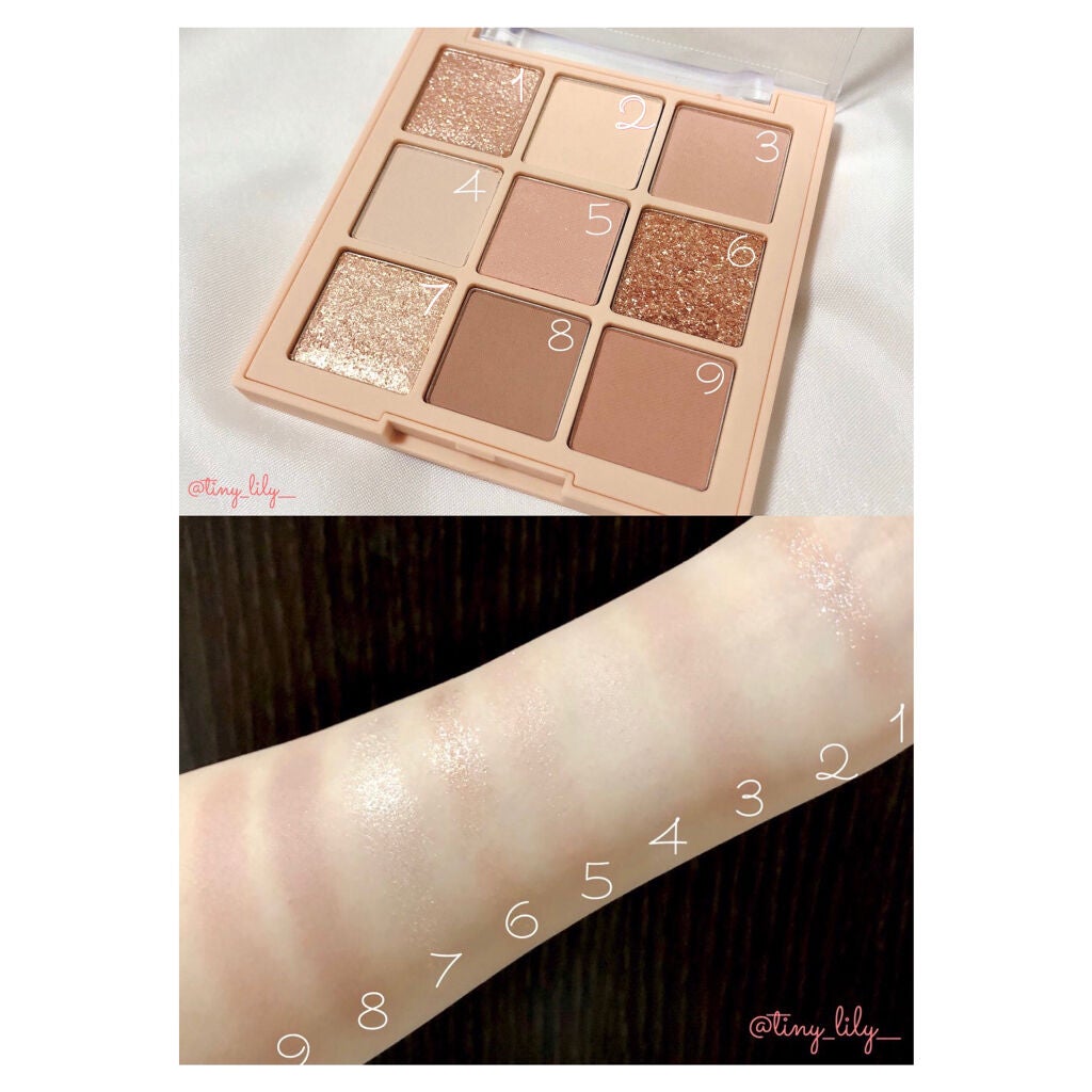 シャドウパレット/dasique/アイシャドウパレットを使ったクチコミ(4枚目)