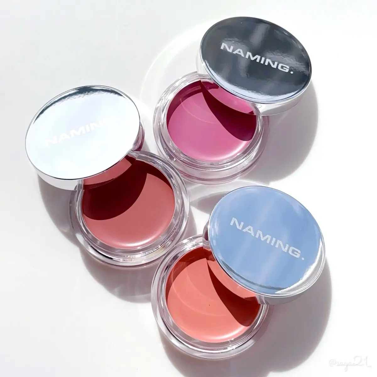 ネーミング　ソフティクリームブラッシュ/NAMING./ジェル・クリームチークを使ったクチコミ（1枚目）