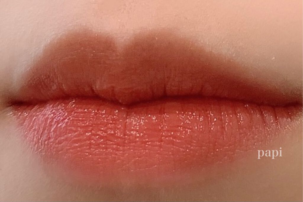 ルージュ ピュールクチュール ヴェルニ ウォーターグロウ/YVES SAINT LAURENT BEAUTE/口紅を使ったクチコミ（2枚目）