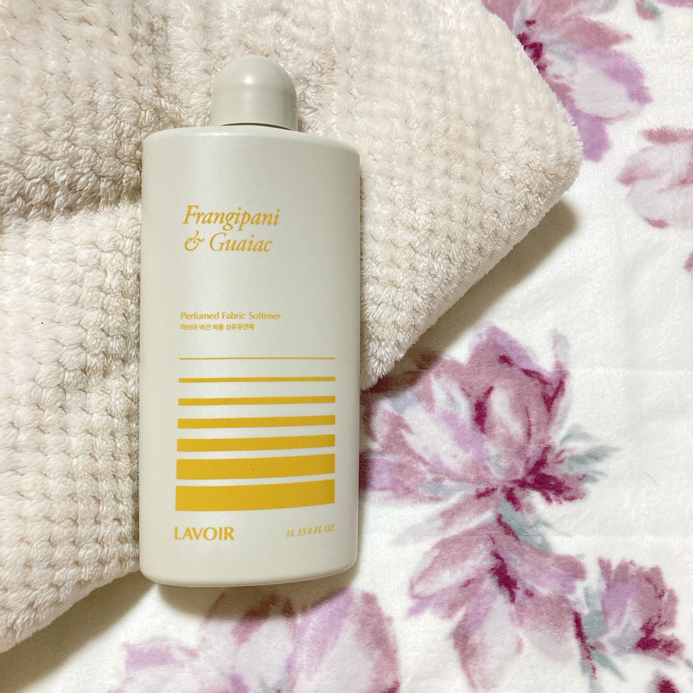 パフュームヴィーガン柔軟剤 プルメリア&ガイアック/LAVOIR/柔軟剤を使ったクチコミ(1枚目)