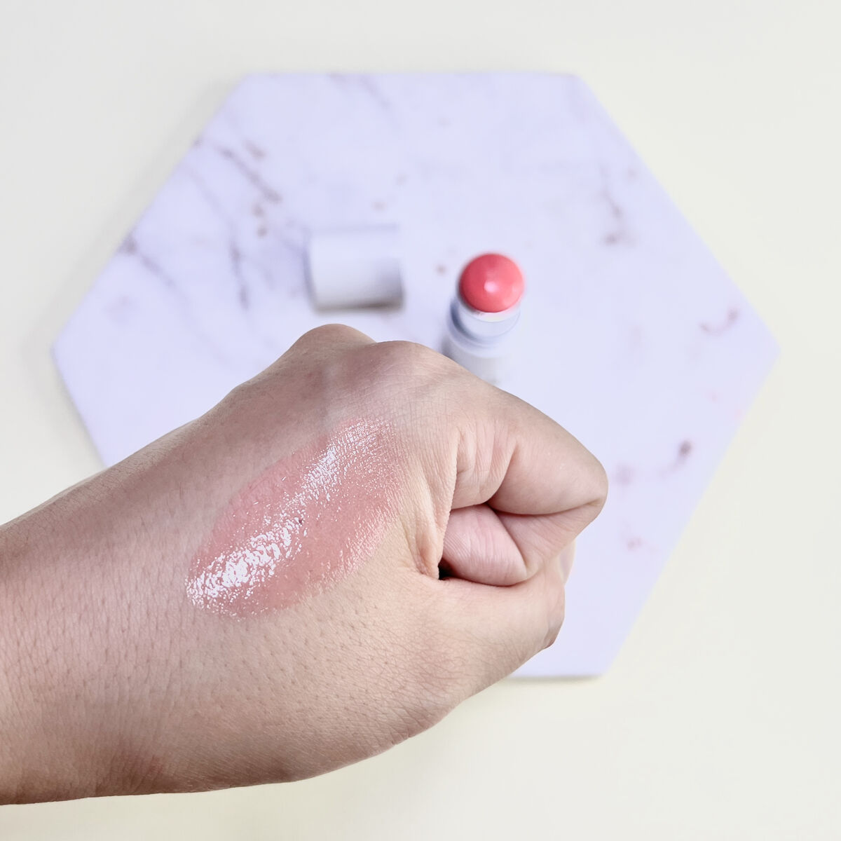 ユースフルグローバーム/Laka/ジェル・クリームチークを使ったクチコミ（2枚目）