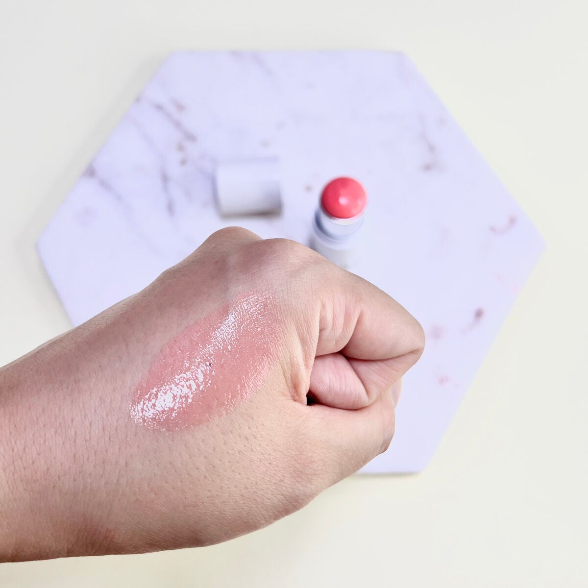 ユースフルグローバーム/Laka/ジェル・クリームチークを使ったクチコミ(2枚目)