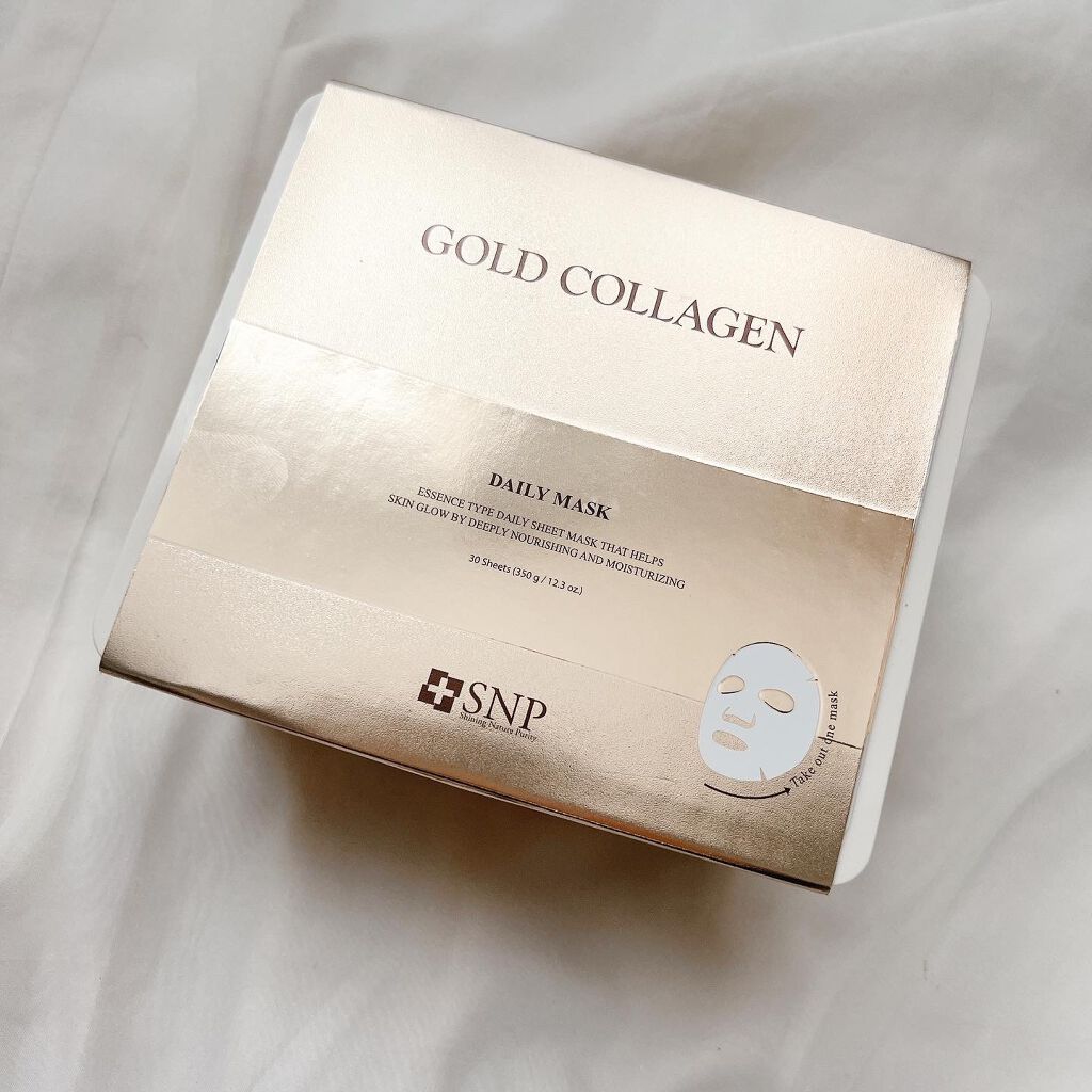 ゴールドコラーゲンデイリーマスク/SNP/シートマスク・パックを使ったクチコミ(1枚目)
