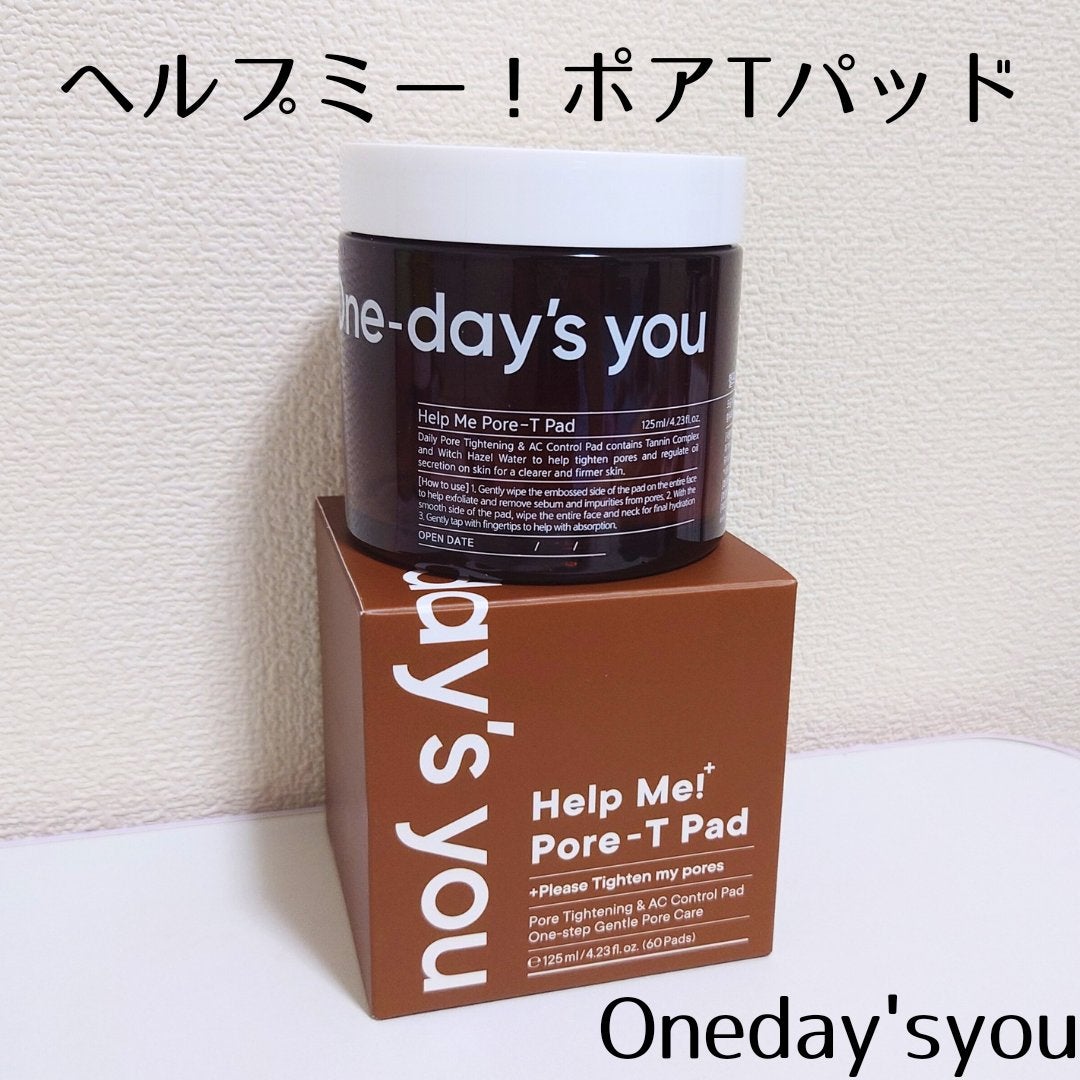 ヘルプミー! ポア-Tパッド/One-day's you/トナーパッドを使ったクチコミ(1枚目)