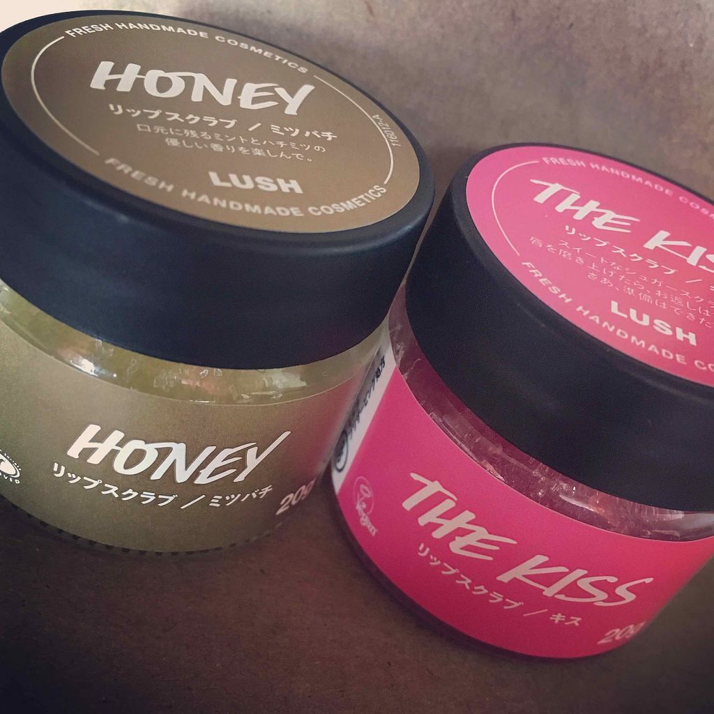 キス リップスクラブ ラッシュを使った口コミ Lushリップスクラブミツバチ キス初め By Kuku 混合肌 代前半 Lips